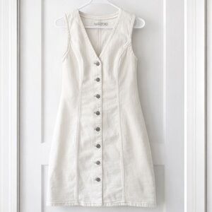 Abercrombie White Denim Dress